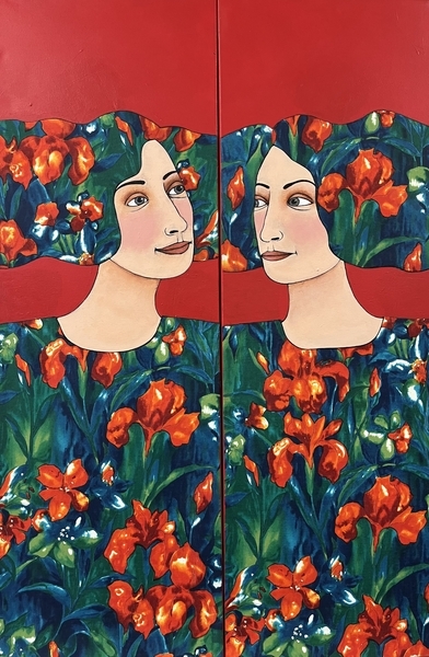 Paper Dolls #44 The Iris Sisters were not always on the same page.