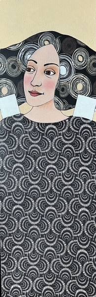 Paper doll Portrait #18 -  Women in Conversation