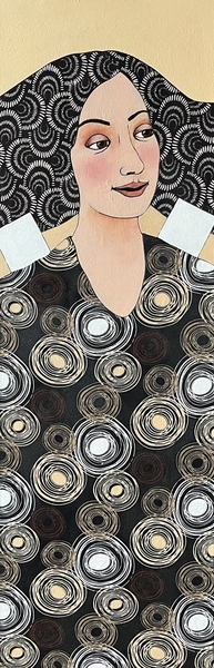 Paper doll Portrait #18 - Women in Conversation